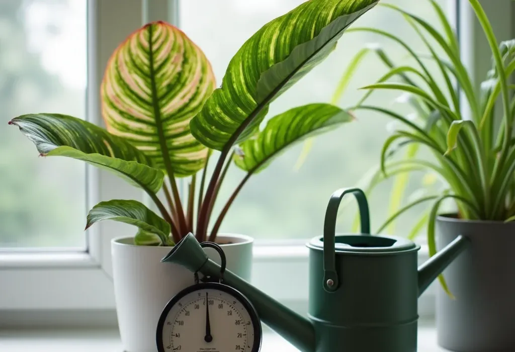 Calathea bekommt braune Blattränder: Ursachen und Maßnahmen