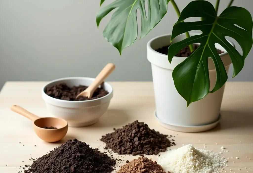Monstera-Erde selbst mischen: Darauf kommt es an