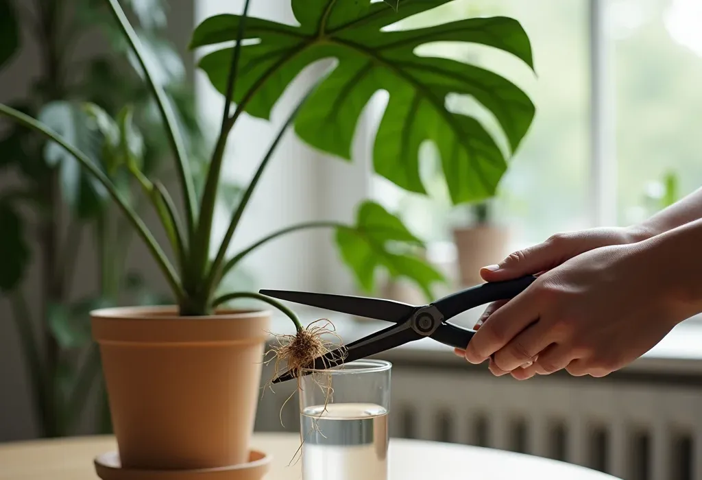 Monstera vermehren: Stecklinge richtig schneiden