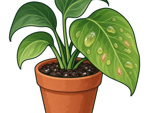 Illustration zum Pflanzenproblem: Ödeme.
